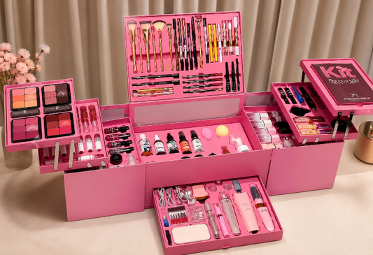 Luxury All-in-One Beauty Box – Complete Makeup & Skincare Kit for Women